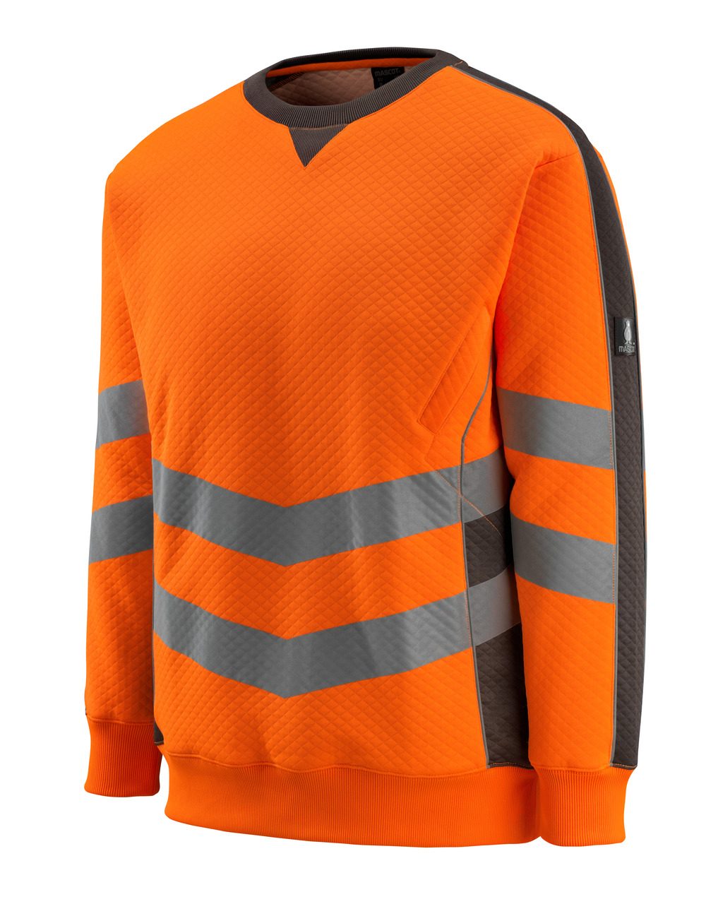 Mascot Wigton Safe Supreme Warn-Sweatshirt – warnorange/anthrazit