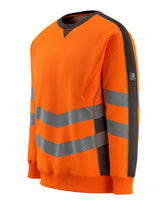 Mascot Wigton Safe Supreme Warn-Sweatshirt – warnorange/anthrazit