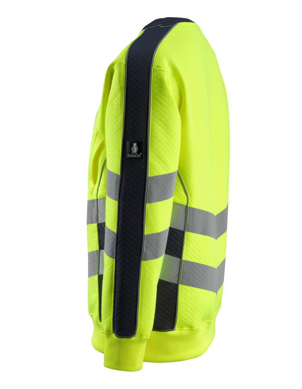 Mascot Wigton Safe Supreme Warn-Sweatshirt – gelb/schwarzblau