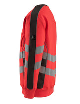 Mascot Wigton Safe Supreme Warn-Sweatshirt – rot/anthrazit