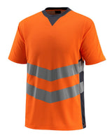 Mascot Sandwell Safe Supreme Warn-T-Shirt – orange/schwarzblau