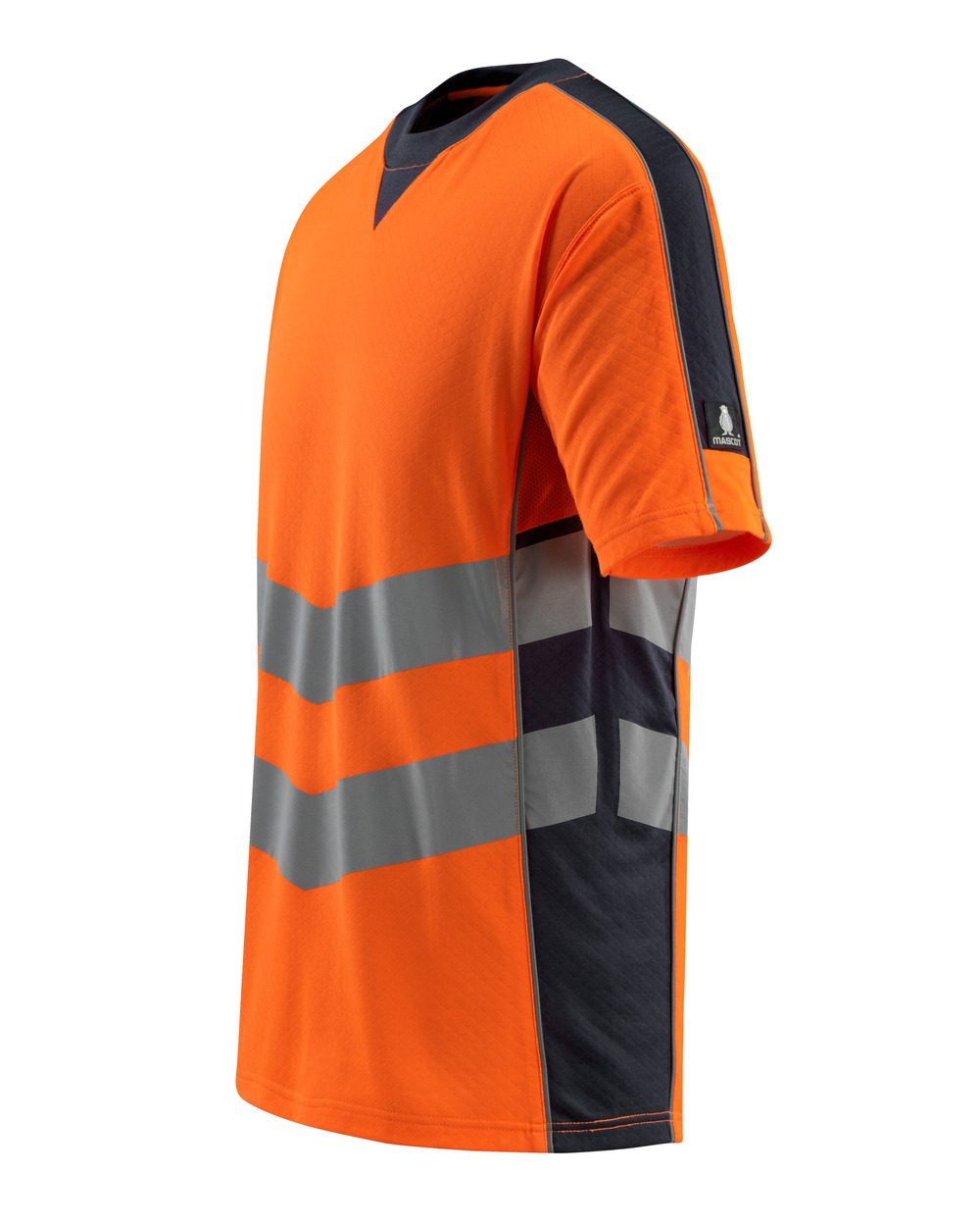 Mascot Sandwell Safe Supreme Warn-T-Shirt – orange/schwarzblau