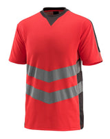 Mascot Sandwell Safe Supreme Warn-T-Shirt – rot/dunkelanthrazit