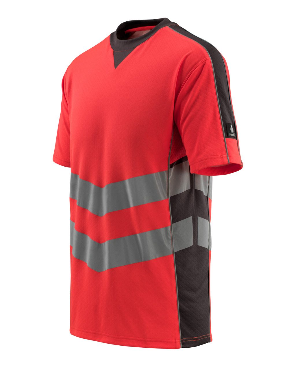 Mascot Sandwell Safe Supreme Warn-T-Shirt – rot/dunkelanthrazit