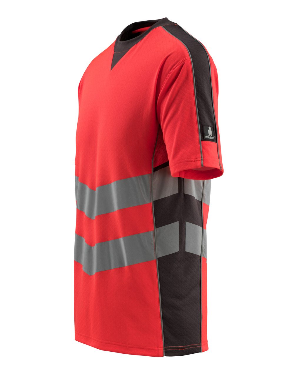 Mascot Sandwell Safe Supreme Warn-T-Shirt – rot/dunkelanthrazit