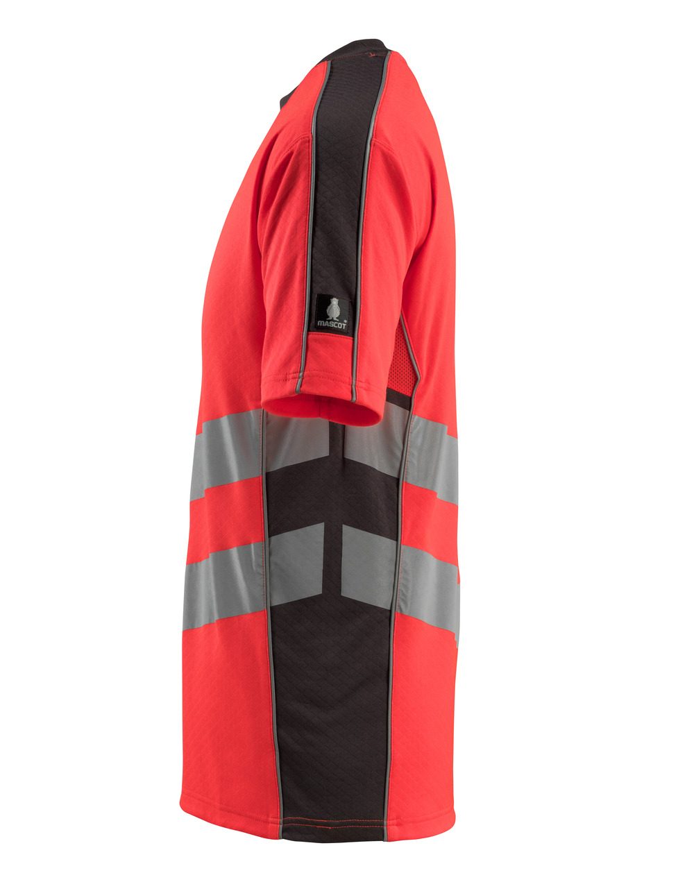 Mascot Sandwell Safe Supreme Warn-T-Shirt – rot/dunkelanthrazit