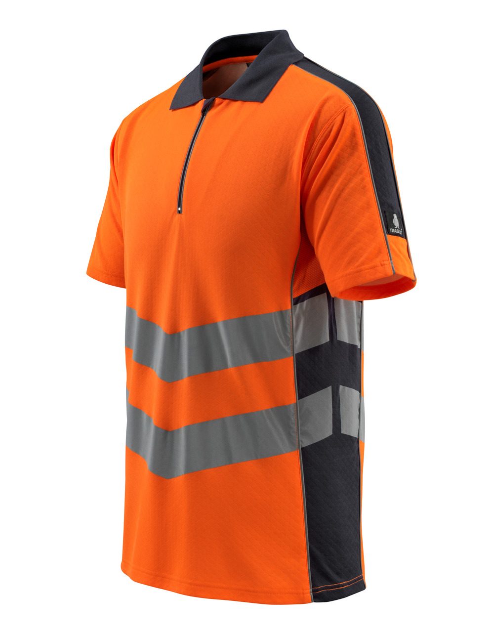 Mascot Murton Safe Supreme Warn-Polo-Shirt – orange/schwarzblau