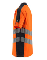 Mascot Murton Safe Supreme Warn-Polo-Shirt – orange/schwarzblau
