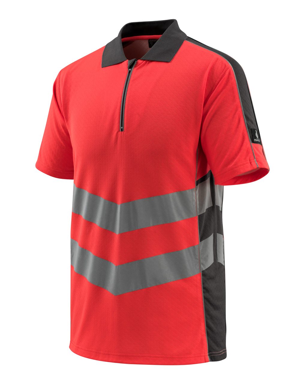 Mascot Murton Safe Supreme Warn-Polo-Shirt – rot/anthrazit