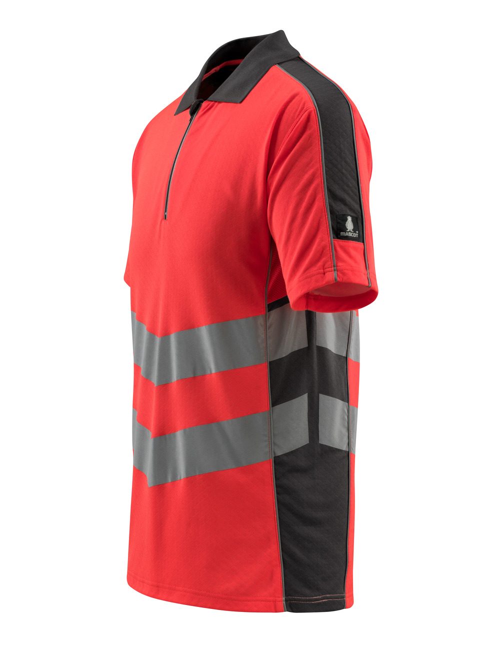 Mascot Murton Safe Supreme Warn-Polo-Shirt – rot/anthrazit
