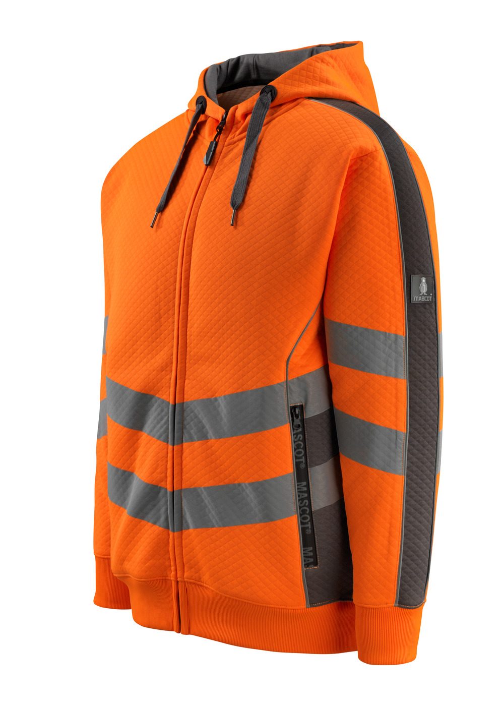 Mascot Corby Safe Supreme Warn-Kapuzensweater – warnorange/anthrazit