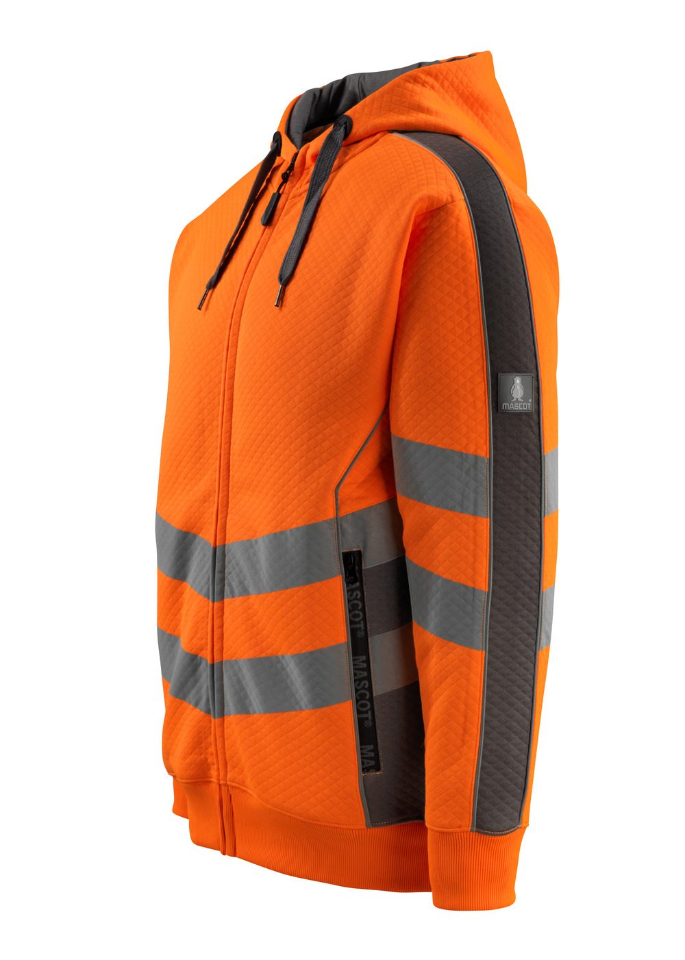 Mascot Corby Safe Supreme Warn-Kapuzensweater – warnorange/anthrazit