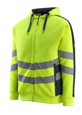 Mascot Corby Safe Supreme Warn-Kapuzensweater – gelb/schwarzblau