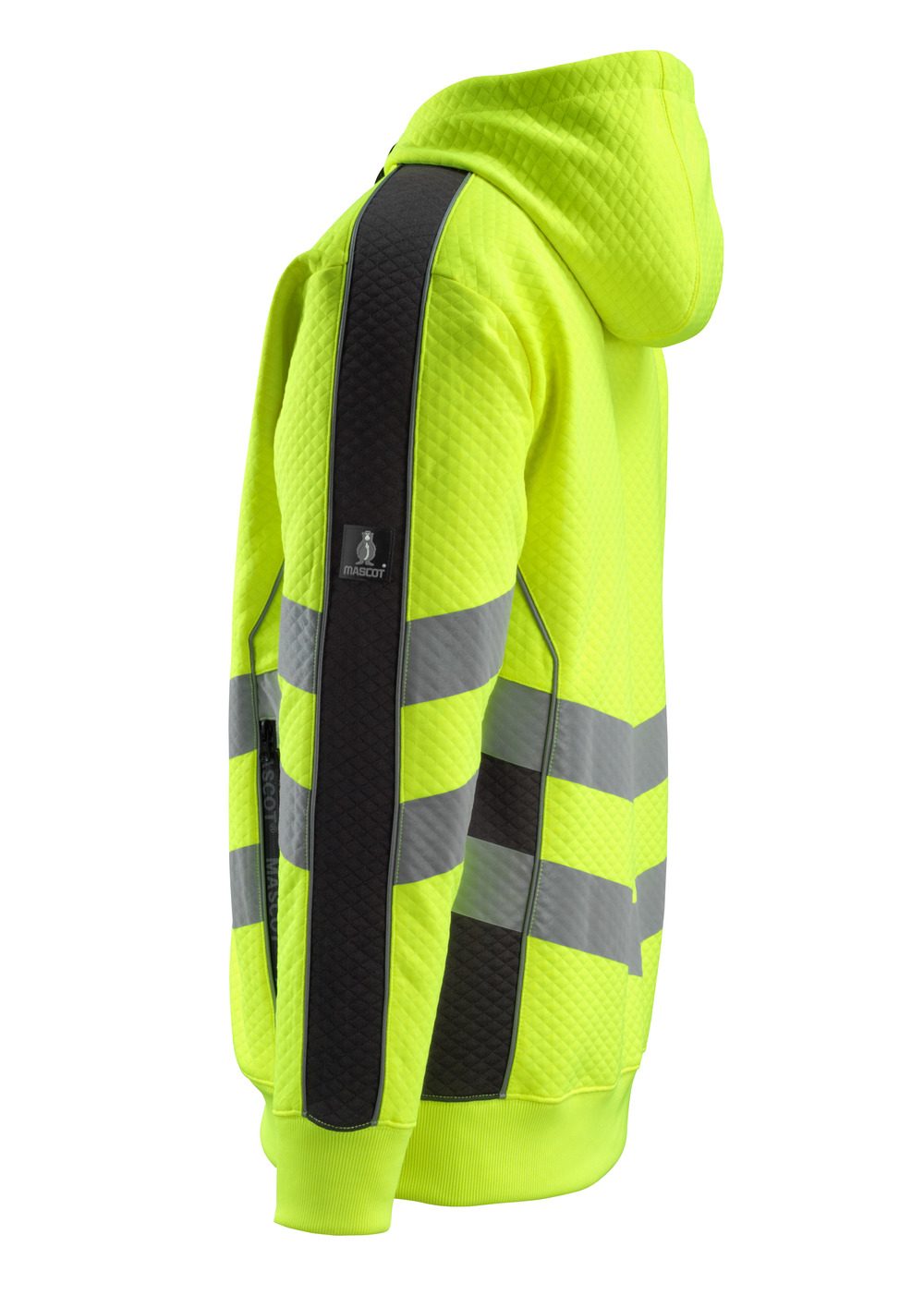 Mascot Corby Safe Supreme Warn-Kapuzensweater – gelb/schwarz