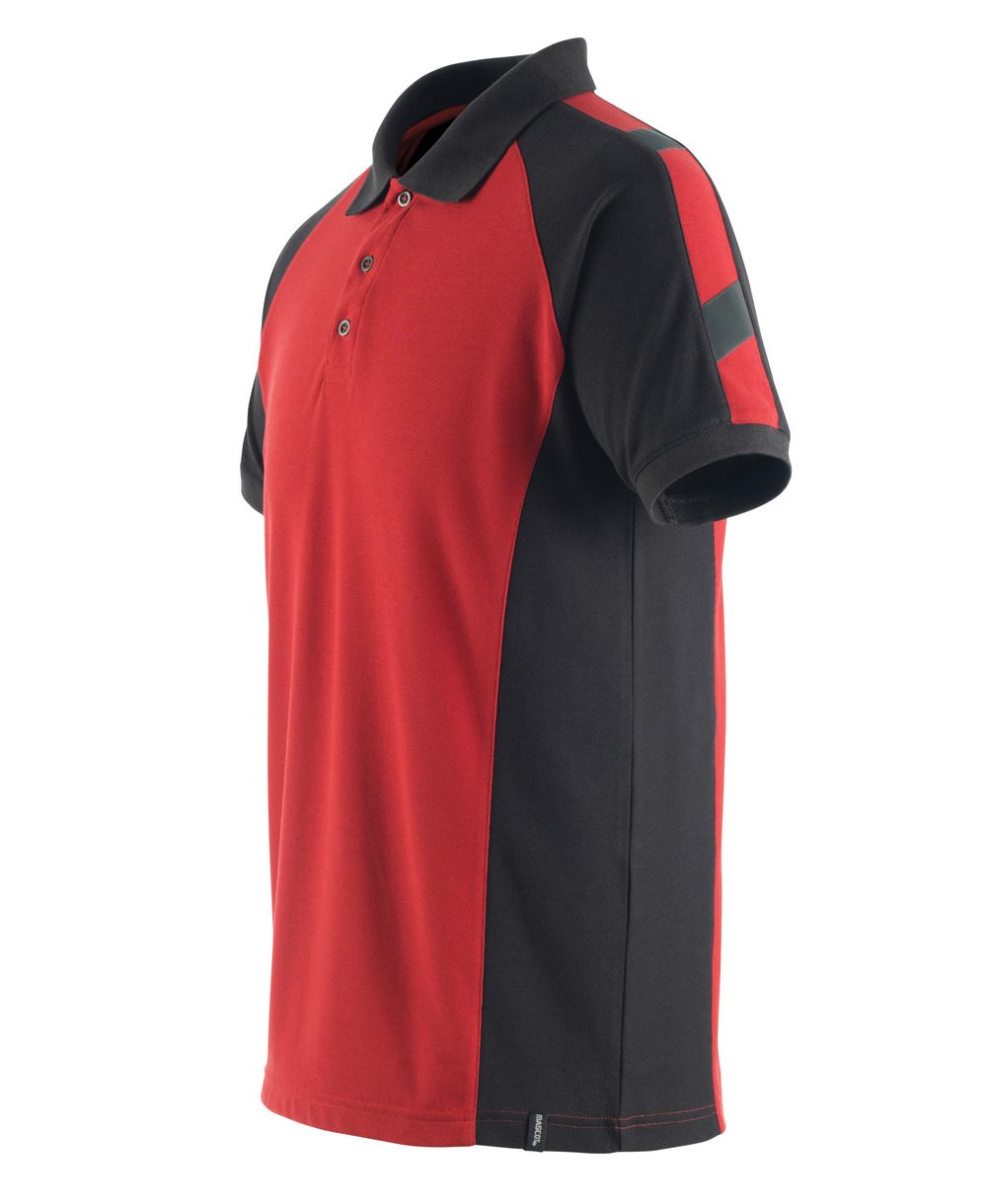Mascot Bottrop Unique Polo-Shirt – rot/schwarz