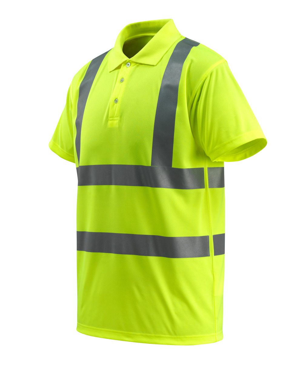 Mascot Bowen Safe Light Warnschutz Polo-Shirt – flourgelb