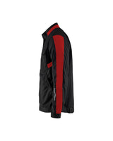 Blåkläder 4444 Industrie Stretch Bundjacke – schwarz/rot