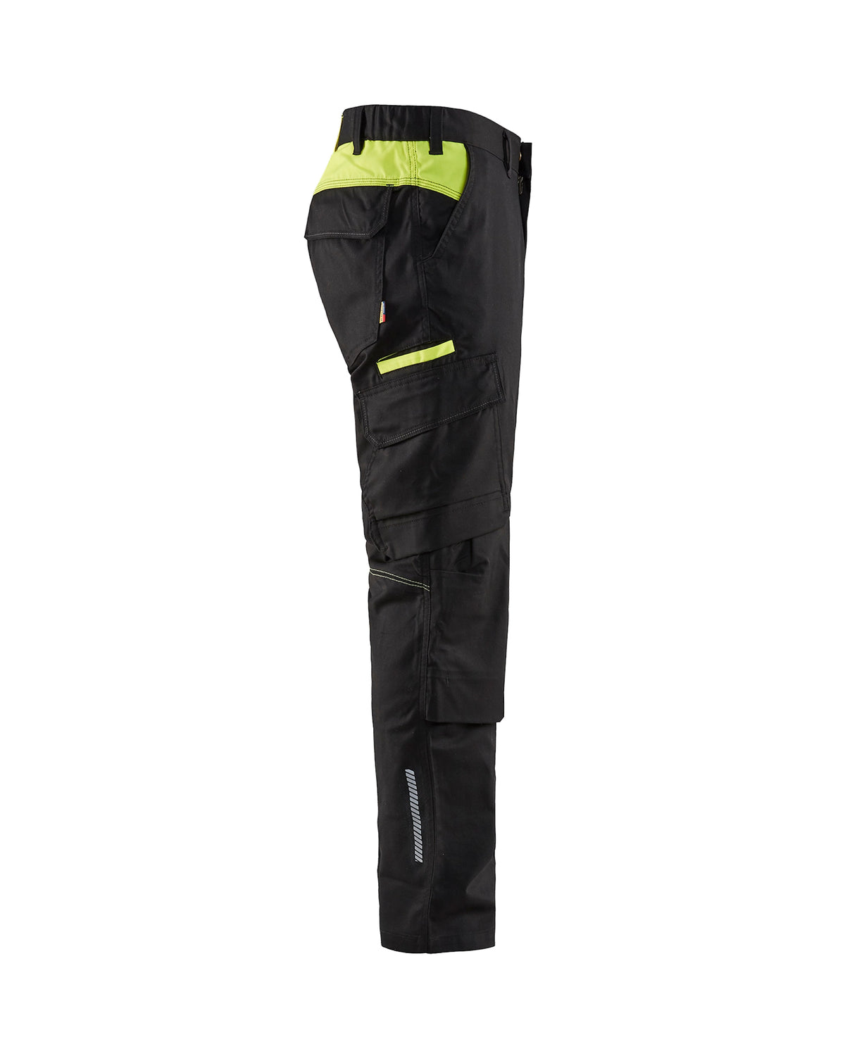 Blåkläder 1448 Industrie Stretch Bundhose – schwarz/gelb