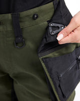 Blåkläder Damen Stretch 7170 Arbeitshose – waldgrün/schwarz