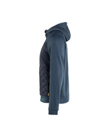 Blåkläder 3463 Hybrid Kapuzen-Sweatjacke – taubenblau/dunkelmarine