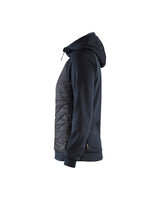 Blåkläder Damen 3464 Hybrid Sweatjacke – dunkelmarine/schwarz