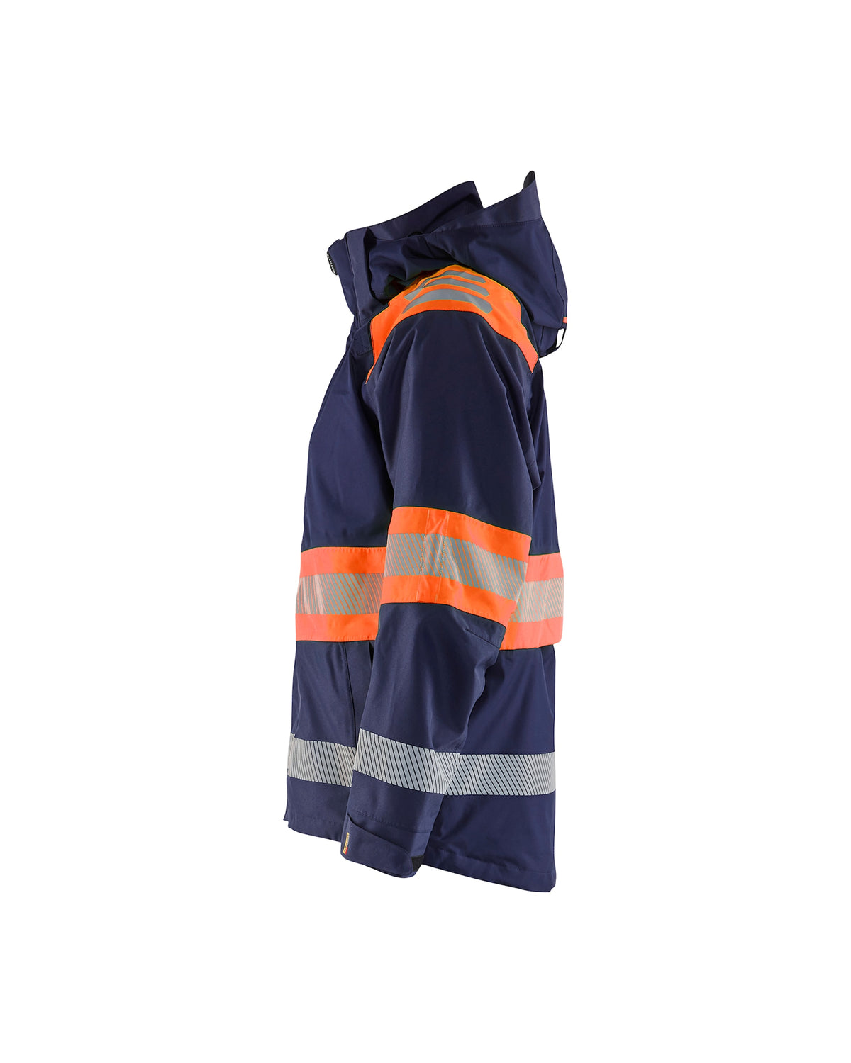 Blåkläder 4420 Warnschutz Regenjacke Kl. 1 – marine/orange