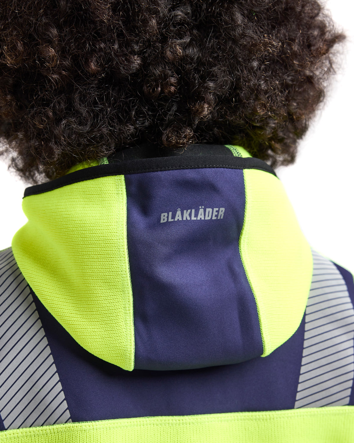 Blåkläder Damen 4967 Warnschutz Strickjacke – gelb/marine