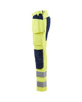Blåkläder Damen 7163 Warnschutz Handwerkerhose – gelb/marine