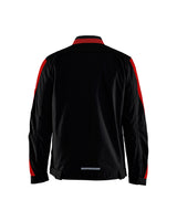 Blåkläder 4444 Industrie Stretch Bundjacke – schwarz/rot