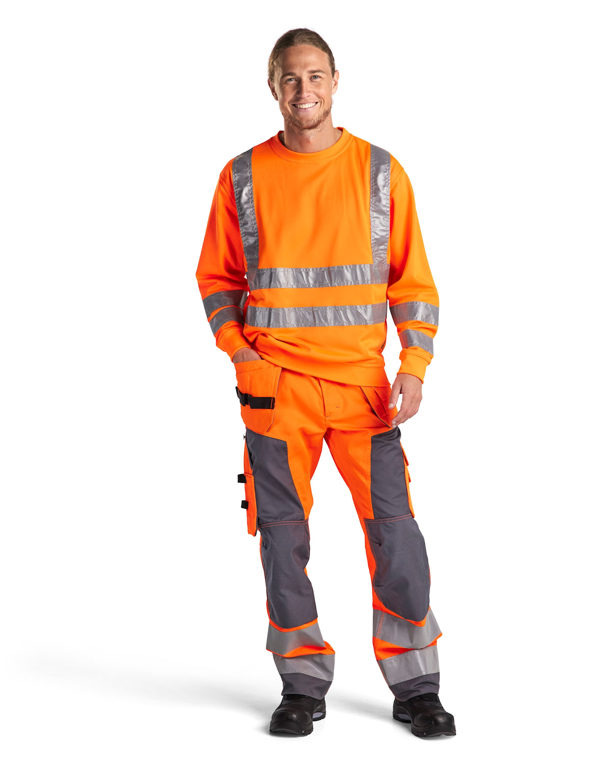 Blåkläder 3341 Warnschutz-Pullover – orange