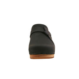 Sanita Wood-Manuella Square Open Clog