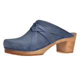 Sanita Wood-Manuella Square Open Clog