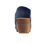 Sanita Wood-Manuella Square Open Clog