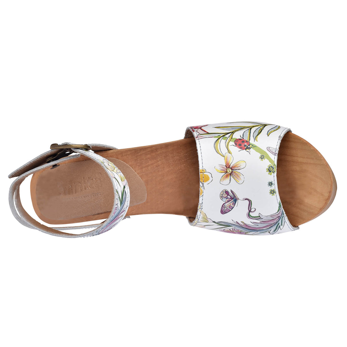 Sanita Wood-Otium Square Flex Sandal Sandale