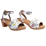 Sanita Wood-Otium Square Flex Sandal Sandale