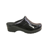 Sanita Original-Metallic Patent Open Clog