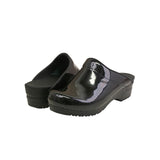 Sanita Original-Metallic Patent Open Clog