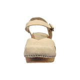 Sanita Wood-Matrix Square Flex Sandal Sandale
