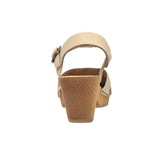 Sanita Wood-Matrix Square Flex Sandal Sandale