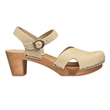 Sanita Wood-Matrix Square Flex Sandal Sandale