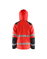 Blåkläder 4455 Warnschutz Winterjacke Kl. 3 – rot/schwarz