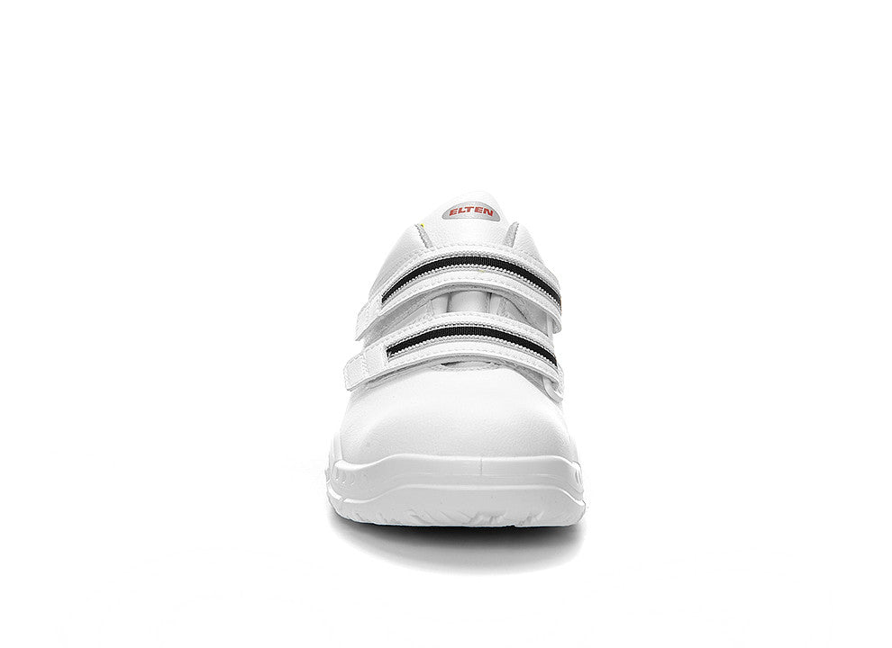 Elten Strap Low ESD S3 Sicherheitshalbschuh weiß – weiß