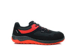 Elten Lonny low S1P Sicherheitshalbschuhe rot – schwarz