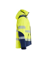 Blåkläder 4400 Blakläd Warnschutz Shoftshell Winterjacke – gelb/marine