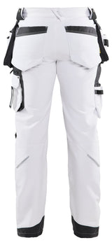Blåkläder 1079 Stretch Malerhose weiß – weiß