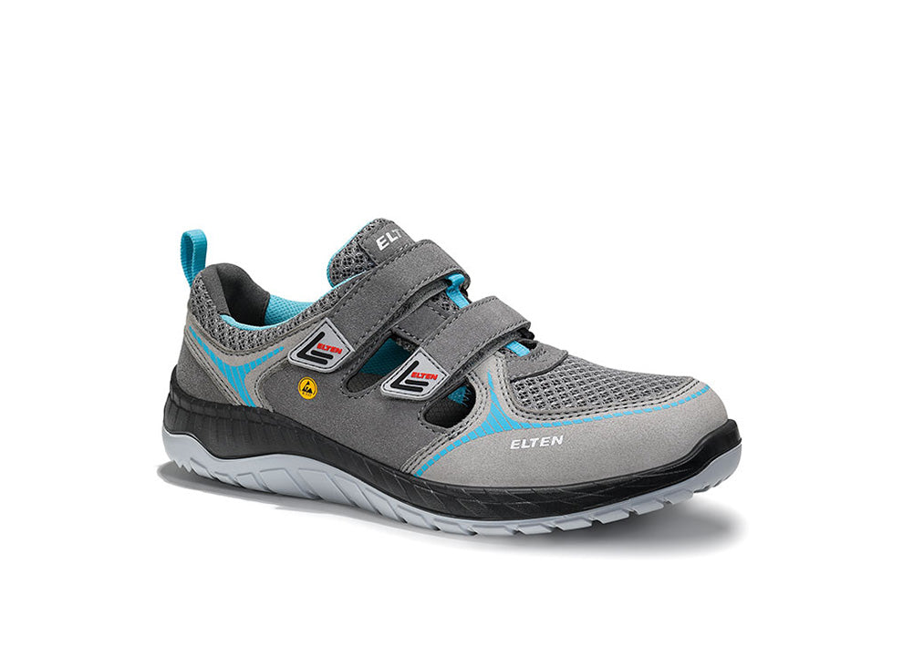 Elten Damen Melli ESD S1P Sicherheitssandale grau – grau