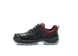 Elten Damen Lena GTX BLACK-RED LOW S3 Halbschuh schwarz – schwarz