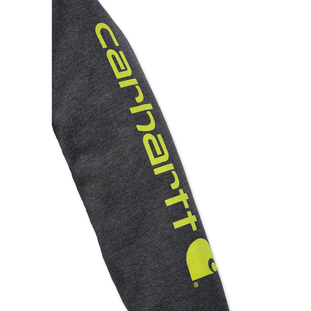 Carhartt Kapuzenpullover Sleeve Logo Hooded Sweatshirt in Carbon Heather