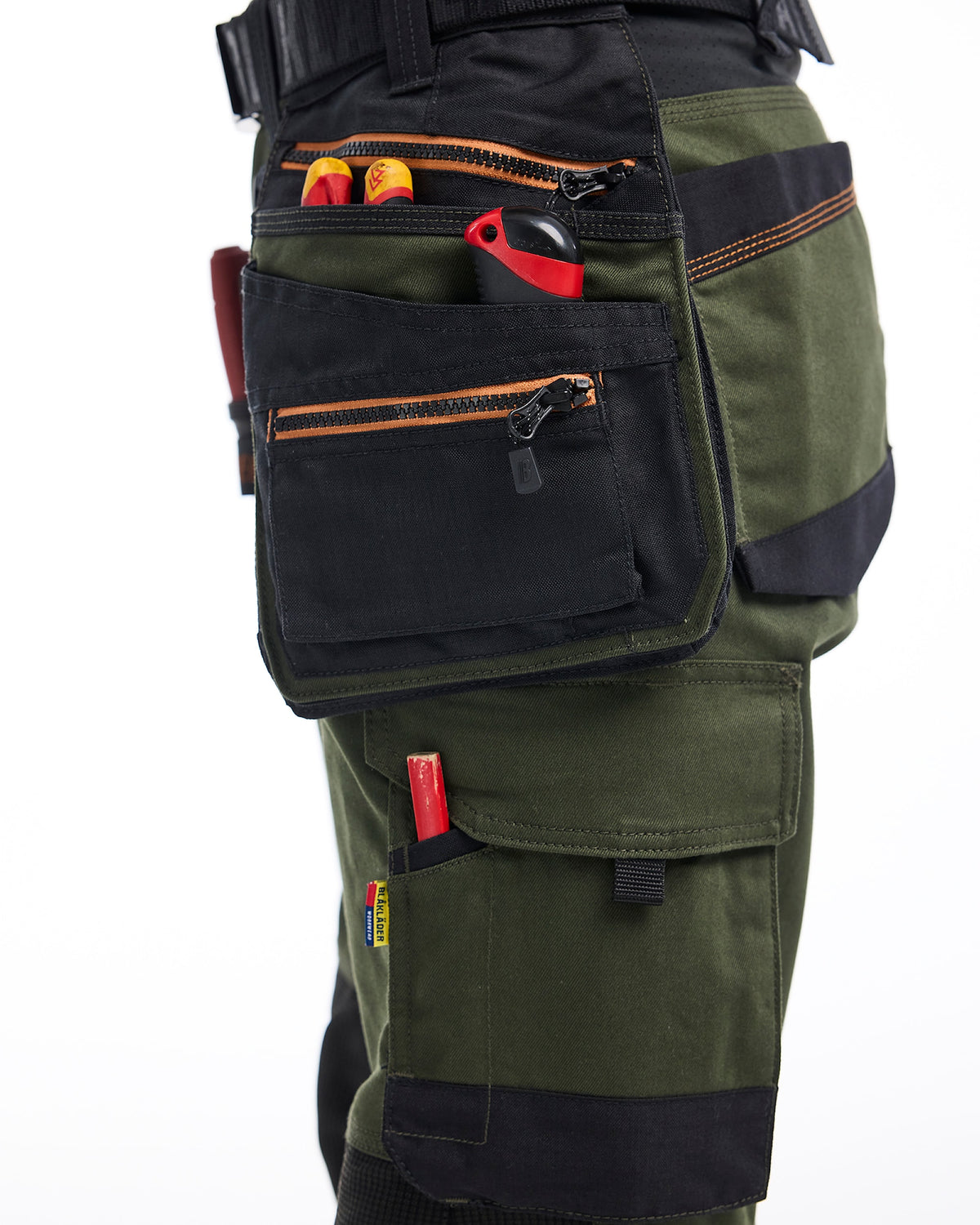 Blåkläder Damen Stretch 7170 Arbeitshose – waldgrün/rost