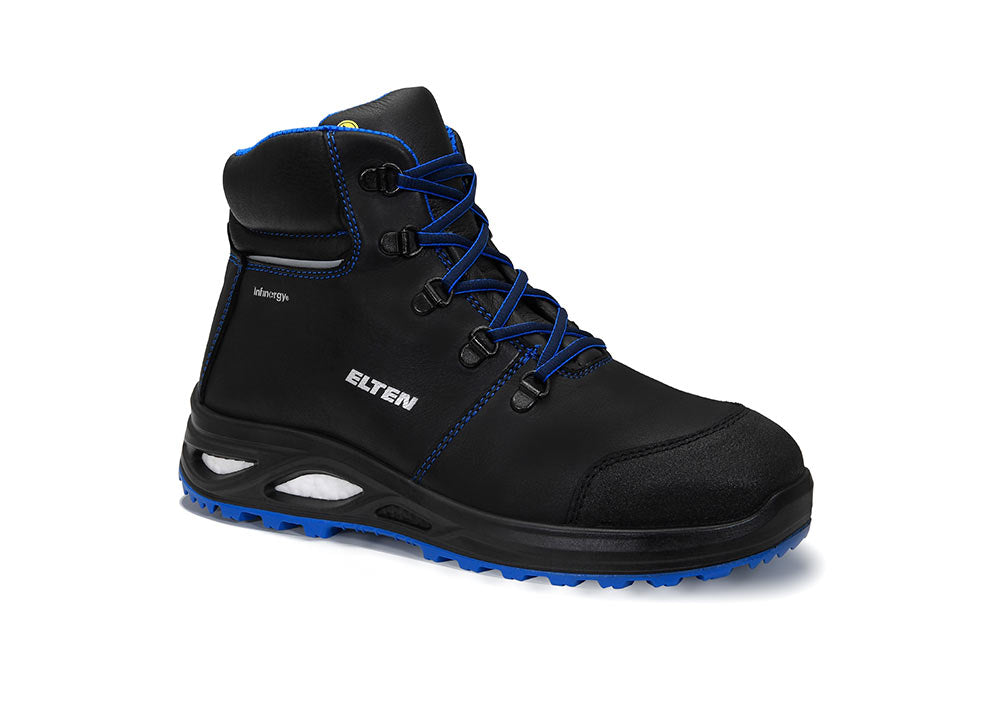 Elten Damen Finja MID ESD S3 Sicherheitsstiefel schwarz – schwarz